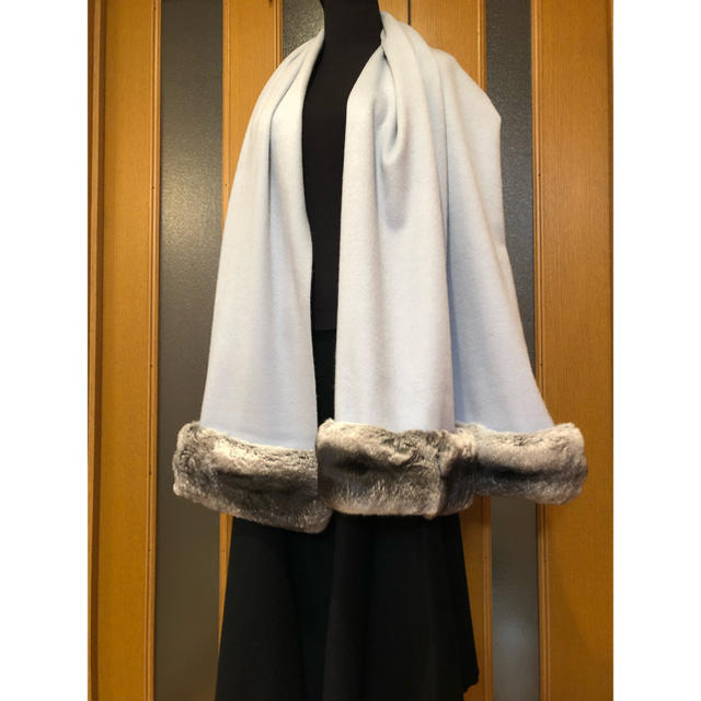 セットアップ FOXEY FOXEY フォクシー チンチラ付き カシミヤ 大判