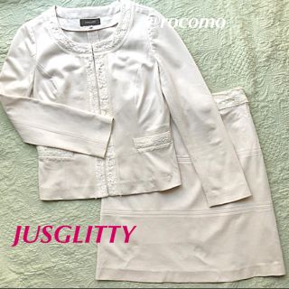 ジャスグリッティー(JUSGLITTY)のジャスグリッティー レースパイピングのスーツ セットアップ(スーツ)