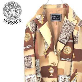 ヴェルサーチ(VERSACE)のmurata様専用！ヴェルサーチ テイラードジャケット 総柄 イタリア製 正規品(テーラードジャケット)