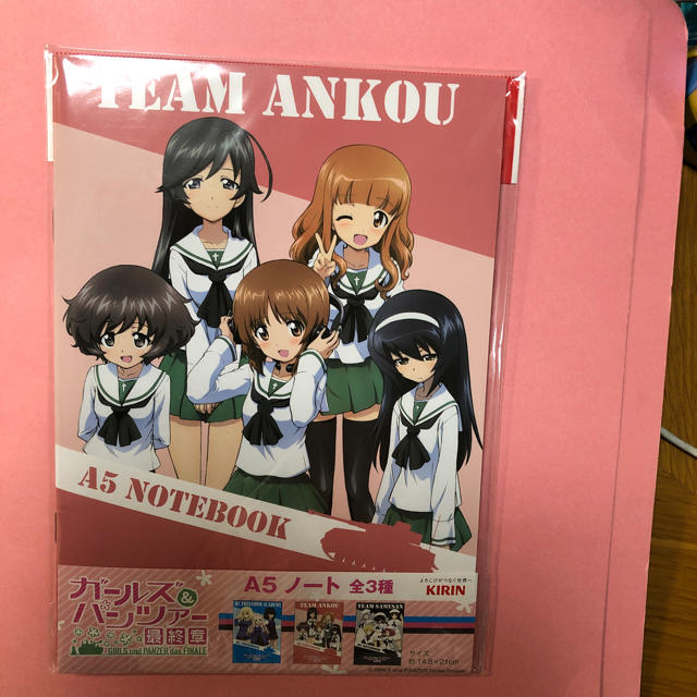 新品未使用 ガールズ&パンツァー オリジナルノート エンタメ/ホビーのアニメグッズ(その他)の商品写真