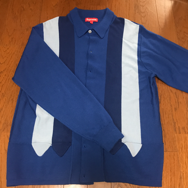 Supreme(シュプリーム)のSupreme Arrows Striped Polo Sweater L メンズのトップス(ニット/セーター)の商品写真