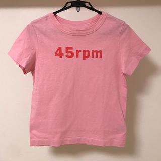 フォーティーファイブアールピーエム(45rpm)の45rpm Tシャツ サイズ2(Tシャツ(半袖/袖なし))