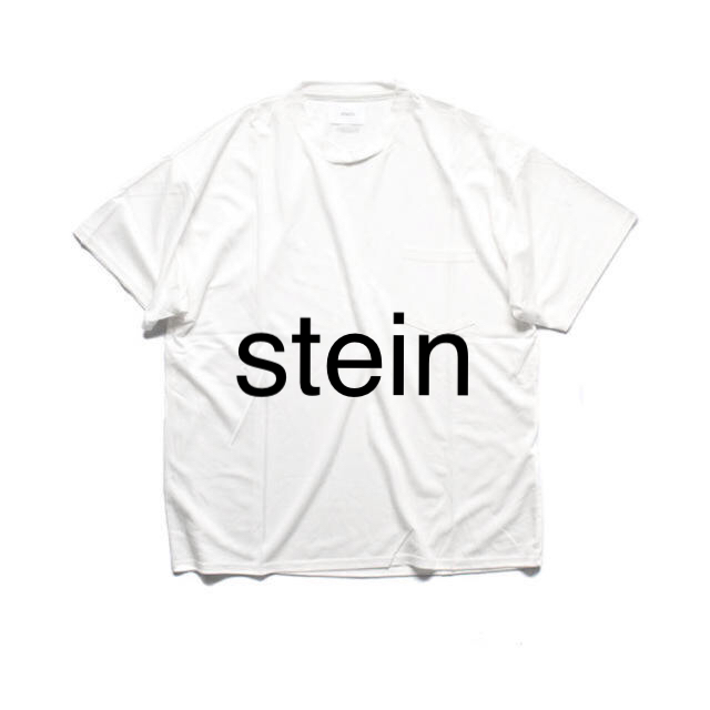 【stein】シュタイン テンセルTシャツ サイズS ホワイト 19SSTシャツ/カットソー(半袖/袖なし)