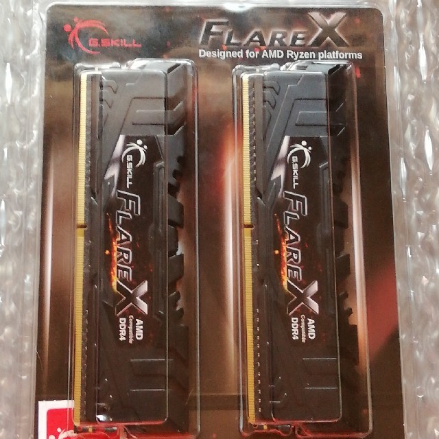 [DDR4] G.skill F4-3200C16D-16GFX 8GB x2枚