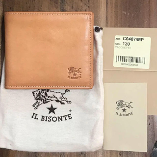 イルビゾンテ(IL BISONTE)の未使用 イルビゾンテ  二つ折り財布(折り財布)