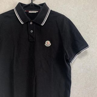 モンクレール(MONCLER)の【モンクレール モンクレー MONCLE】ポロシャツ ブラック 美品 (ポロシャツ)