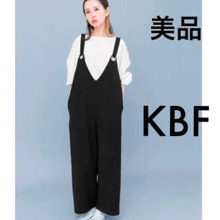 ケービーエフ(KBF)の【美品】KBF ケービーエフ サロペット オールインワン FREE(サロペット/オーバーオール)