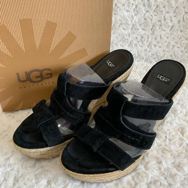 UGG アグ スエードウェッジソール サンダル