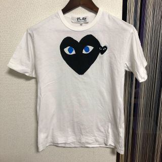 コムデギャルソン(COMME des GARCONS)の【M】COMME des GARCONS PLAY ハート Tシャツ(Tシャツ/カットソー(半袖/袖なし))