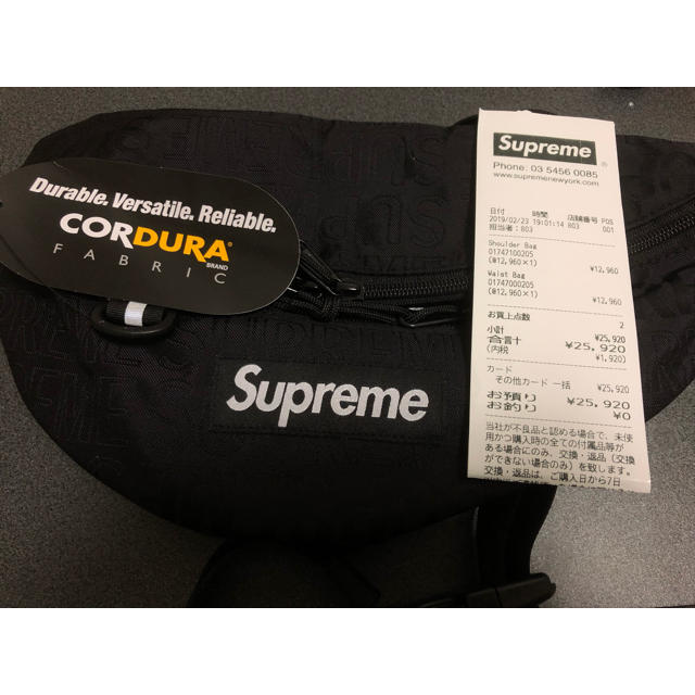 Supreme 19ss waist bagメンズ