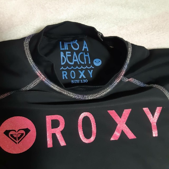 Roxy(ロキシー)のROXY ラッシュガード １３０ キッズ/ベビー/マタニティのキッズ服女の子用(90cm~)(水着)の商品写真