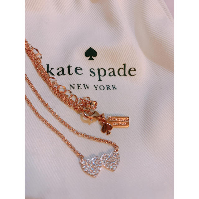 kate spade new york(ケイトスペードニューヨーク)のピンクゴールド❤︎ネックレス新品未使用 レディースのアクセサリー(ネックレス)の商品写真