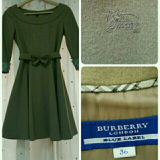 バーバリー(BURBERRY)の♡限定出品♡特価♡BURBERRYワンピ(ミニワンピース)