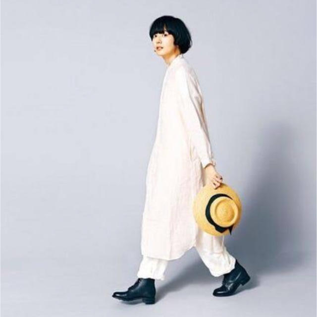 YASUKO様限定☆ネストローブ 【未使用.タグ付⠀リネンバンドカラー