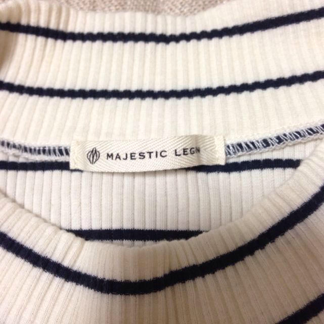 MAJESTIC LEGON(マジェスティックレゴン)のマジェ♡ボーダーTシャツ レディースのトップス(Tシャツ(半袖/袖なし))の商品写真