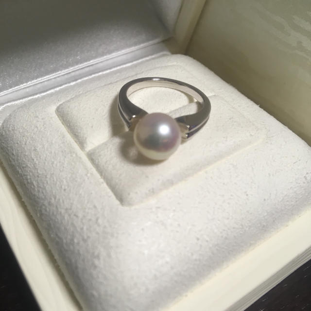 MIKIMOTO(ミキモト)の【専用】ミキモトパールイヤリング8.5mm9号pt950 レディースのアクセサリー(リング(指輪))の商品写真