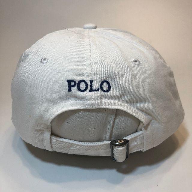 POLO RALPH LAUREN(ポロラルフローレン)の新品 未使用 ポロ ラルフローレン ポニー キャップ 白 N104 メンズの帽子(キャップ)の商品写真