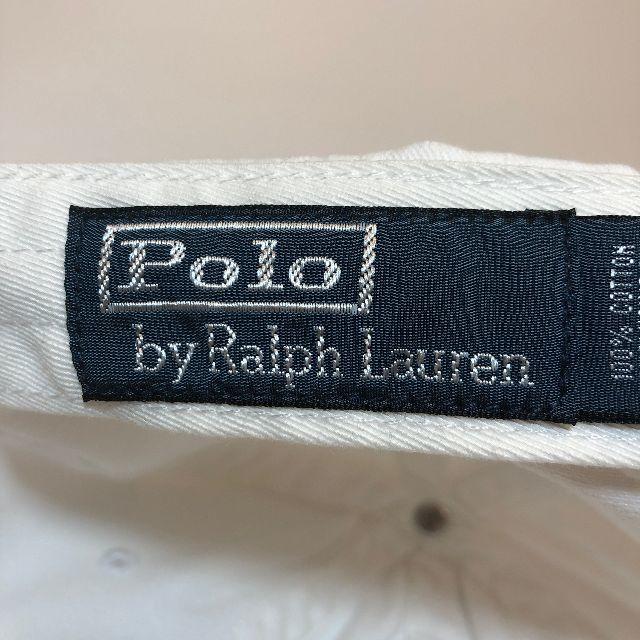 POLO RALPH LAUREN(ポロラルフローレン)の新品 未使用 ポロ ラルフローレン ポニー キャップ 白 N104 メンズの帽子(キャップ)の商品写真