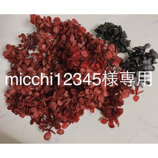 micchi12345様専用    訳あり紫陽花   プリザーブドフラワー花材(プリザーブドフラワー)