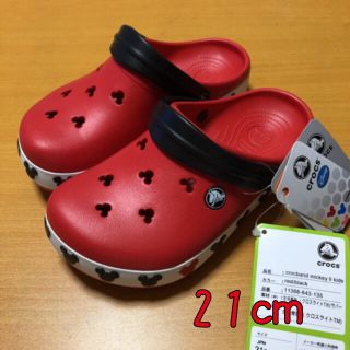 クロックス(crocs)の新品 21㎝ クロックス クロックバンド ミッキー 3.0 キッズ(サンダル)