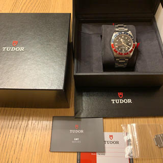 チュードル(Tudor)の超美品！TUDOR  ブラックベイGMT I862633(腕時計(アナログ))