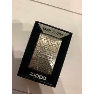 シュプリーム(Supreme)の【Supreme】 Diamond plate Zippo(タバコグッズ)