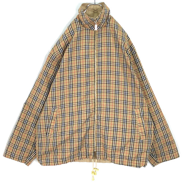 BURBERRY(バーバリー)のらむ様専用！バーバリーロンドン リバーシブル スウィングトップ 全面ノバチェック メンズのジャケット/アウター(ブルゾン)の商品写真