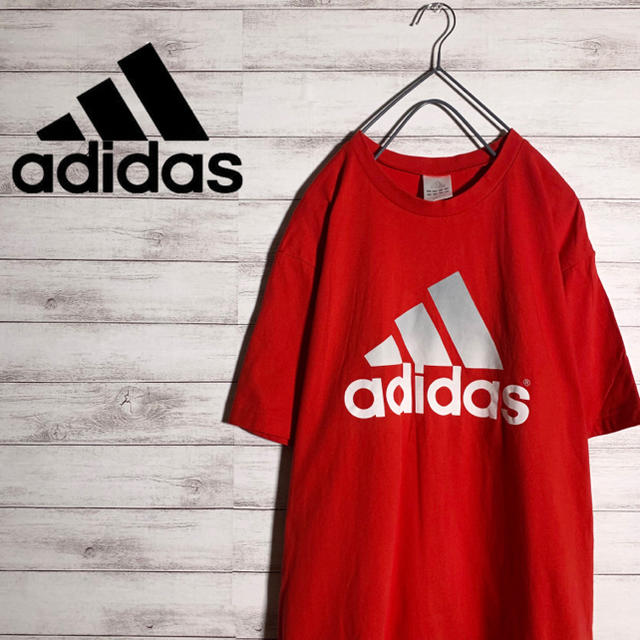 adidas - 【美品】 adidas Tシャツ ビックロゴ パフォーマンスロゴの通販 by POCHA@古着 used ｜アディダスならラクマ