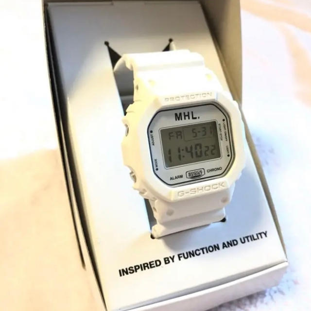 卸売 MHL×G-SHOCK ホワイト【値下げしました】 腕時計(デジタル)