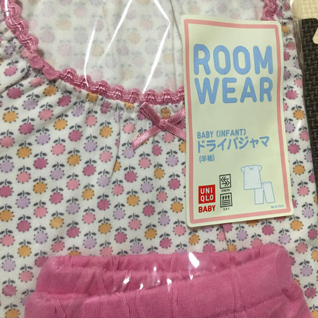 UNIQLO(ユニクロ)の新品！ユニクロ 半袖パジャマ♡90 キッズ/ベビー/マタニティのキッズ服女の子用(90cm~)(パジャマ)の商品写真