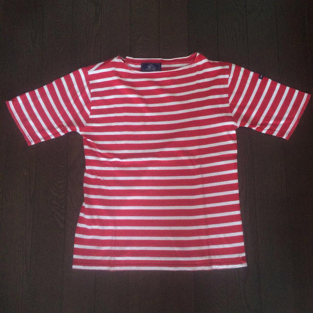 SAINT JAMES(セントジェームス)の赤ボーダーT レディースのトップス(Tシャツ(半袖/袖なし))の商品写真