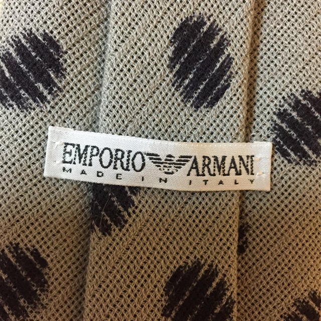 Emporio Armani(エンポリオアルマーニ)のエンポリオアルマーニ ネクタイ ドット柄 美品 メンズのファッション小物(ネクタイ)の商品写真