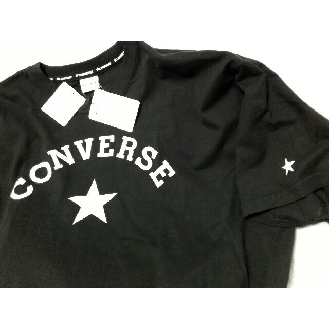 CONVERSE(コンバース)の黒地コンバースTシャツ レディースのトップス(Tシャツ(半袖/袖なし))の商品写真