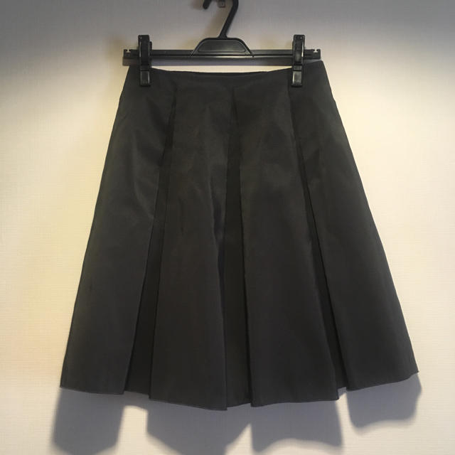 Jil Sander(ジルサンダー)のAライン ラップスカート 墨黒 2way 美品 レディースのスカート(ひざ丈スカート)の商品写真