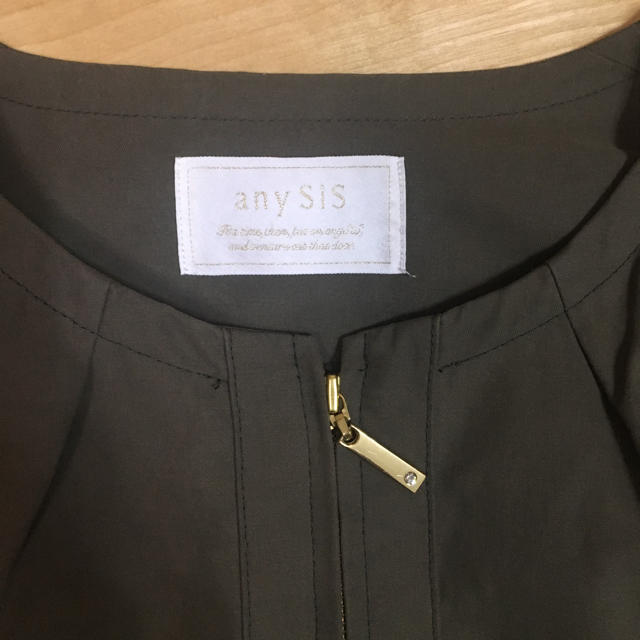 anySiS(エニィスィス)の美品！anySiS ノーカラージャケット レディースのジャケット/アウター(ノーカラージャケット)の商品写真