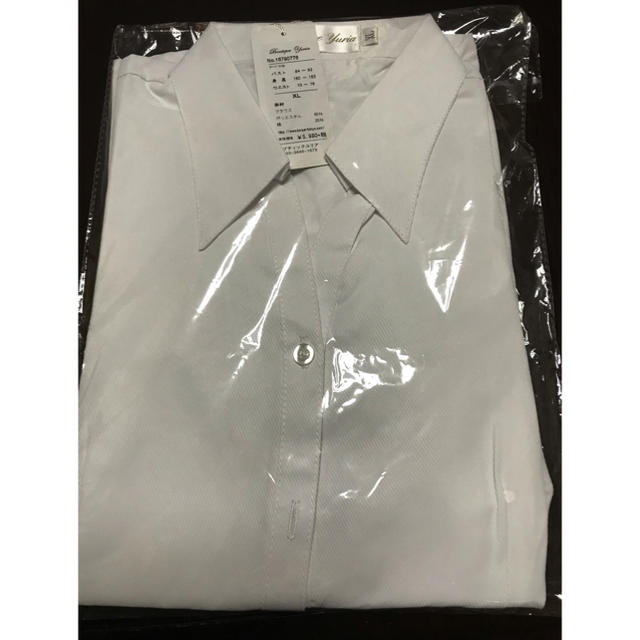 事務服 ブラウス ホワイト  半袖  ＸＬ レディースのトップス(シャツ/ブラウス(半袖/袖なし))の商品写真