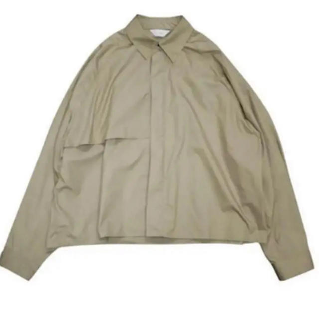 メンズjieda trench shirt beige 1