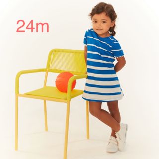 プチバトー(PETIT BATEAU)の新品 プチバトー ワンピース 24m ボンポワン ファミリア ZARA (ワンピース)