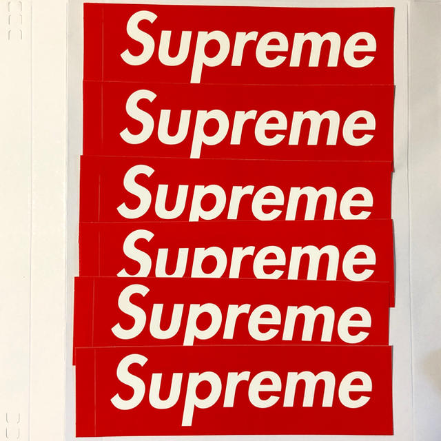 Supreme(シュプリーム)のsupreme ステッカー 3枚セット 自動車/バイクのバイク(ステッカー)の商品写真