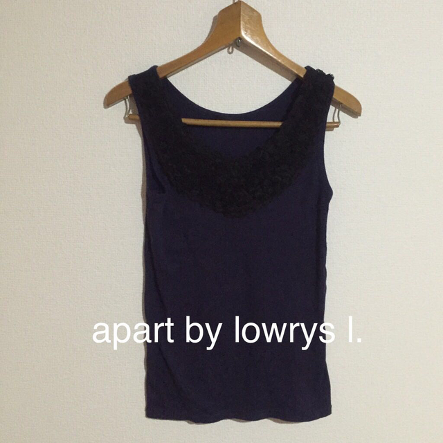 apart by lowrys(アパートバイローリーズ)のローリーズ ノースリーブ お花モチーフ♡ レディースのトップス(Tシャツ(半袖/袖なし))の商品写真