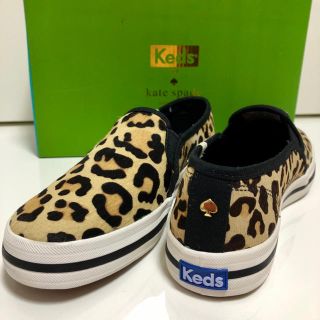 ケイトスペードニューヨーク(kate spade new york)のKEDS× Kate Spade コラボ レオパード スニーカー 22.5㎝(スニーカー)