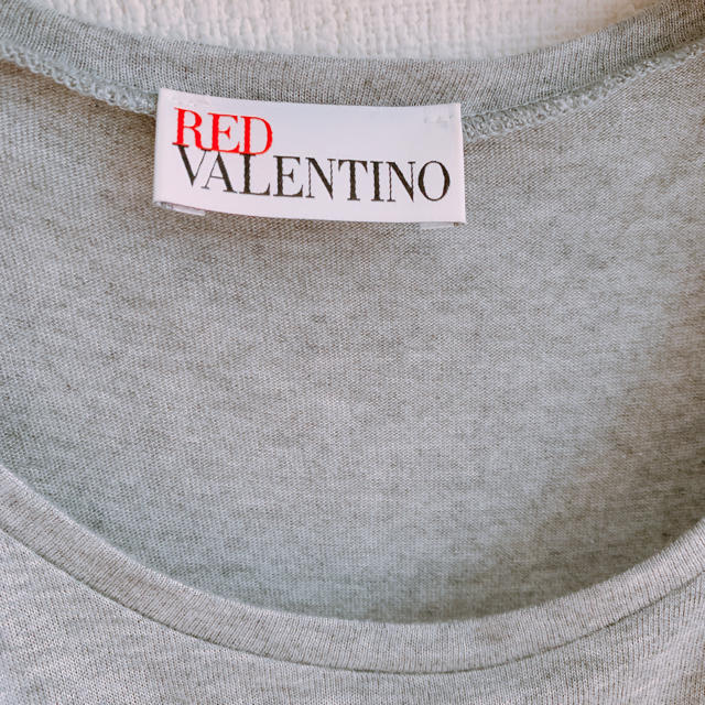 RED VALENTINO(レッドヴァレンティノ)の値下❤️RED VALENTINOリボンワンピースTシャツレッドヴァレンチノ レディースのワンピース(ミニワンピース)の商品写真