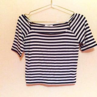 ムルーア(MURUA)のMURUAボーダー半袖トップス♡(Tシャツ(半袖/袖なし))