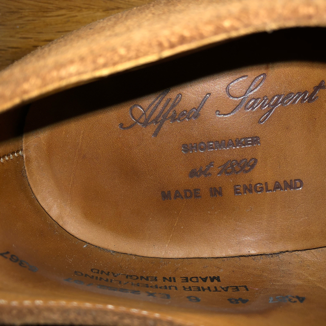 Alfred Sargent(アルフレッドサージェント)のアルフレッドサージェント スウェードシューズ サイズ 6 メンズの靴/シューズ(ドレス/ビジネス)の商品写真