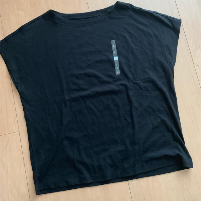 MUJI (無印良品)(ムジルシリョウヒン)のフレンチスリーブTシャツ Ｌ レディースのトップス(カットソー(半袖/袖なし))の商品写真