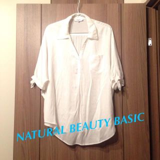 エヌナチュラルビューティーベーシック(N.Natural beauty basic)のナチュビュ とろみドルマンシャツ(シャツ/ブラウス(長袖/七分))