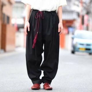 エドウィナホール(Edwina Hoerl)の18ss Edwina Horl  紐パンツ OVIE STUDIO別注(スラックス)