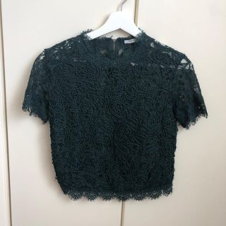 ザラ(ZARA)のレース トップス 半袖 ZARA(カットソー(半袖/袖なし))