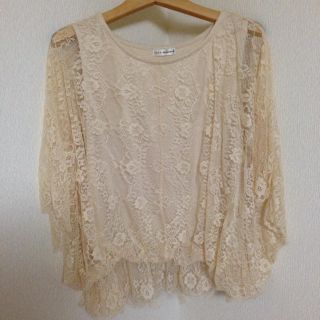 アーヴェヴェ(a.v.v)のSALE♡レーストップス(カットソー(半袖/袖なし))