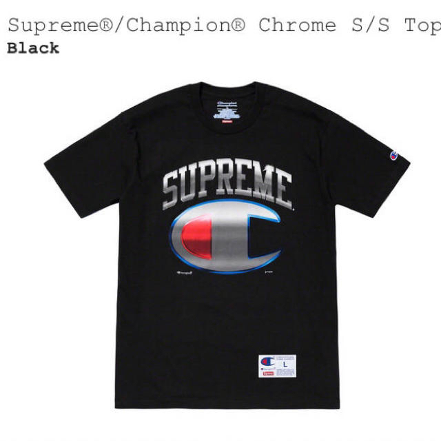 Supreme XL 黒 Champion Tee